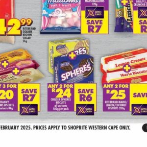 Biscuits at Shoprite