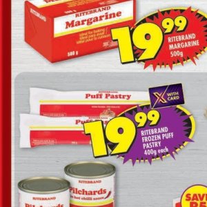 Puff pastry at Shoprite