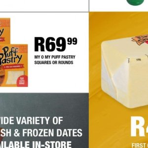 Puff pastry at Take n Pay