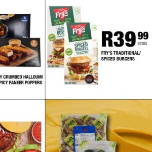 Spiced burgers at Take n Pay