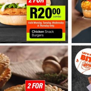 Burgers at Take n Pay