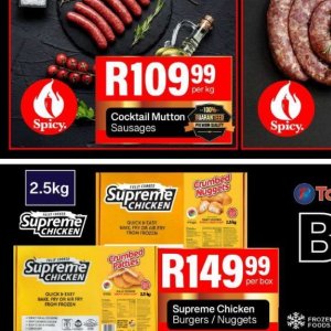 Sausages at Take n Pay