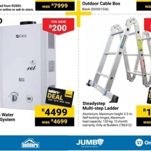 Ladder at Builders Warehouse