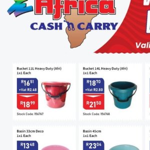 Bucket at Africa Cash and Carry