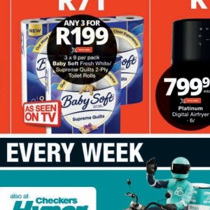 Toilet rolls at Checkers