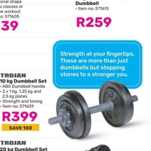 Dumbbells at Game