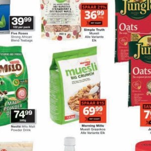 Muesli at Checkers