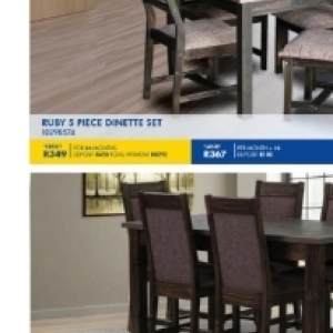 Dining room set at Russells