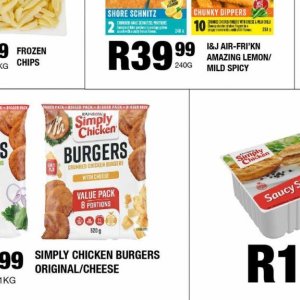 Burgers at Take n Pay