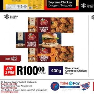 Burgers at Take n Pay