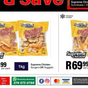 Burgers at Take n Pay