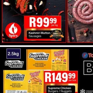 Sausages at Take n Pay