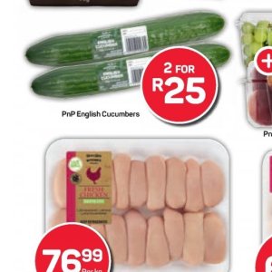 Cucumbers at Pick n Pay Hyper