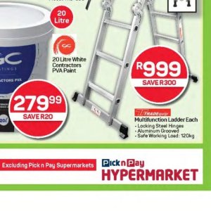 Ladder at Pick n Pay Hyper