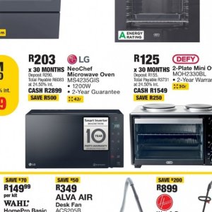 Microwave oven at OK Furniture