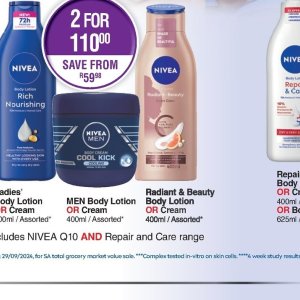 Body cream nivea  at Dis-Chem Pharmacies