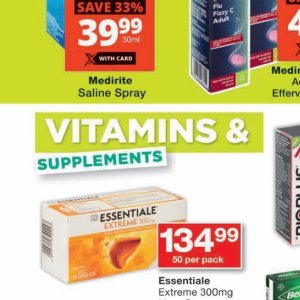 Vitamins at Checkers