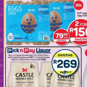 Eggs at Pick n Pay Hyper