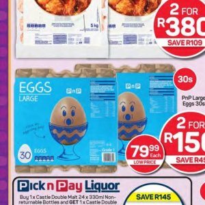 Eggs at Pick n Pay Hyper