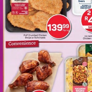 Schnitzel at Pick n Pay Hyper