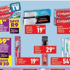 Toothpaste colgate  at Shoprite