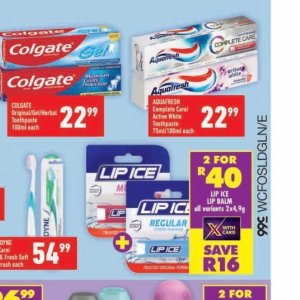 Toothpaste colgate  at Shoprite