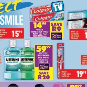 Toothpaste colgate  at Shoprite