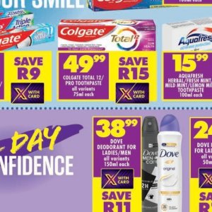 Toothpaste colgate  at Shoprite