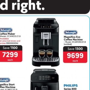 Coffee machine delonghi  at Makro