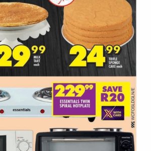 Sponge cake at Shoprite