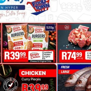 Burgers at Take n Pay