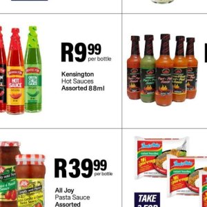 Sauces at Take n Pay