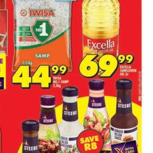 Sunflower oil at Shoprite