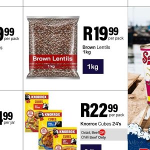 Lentils at Take n Pay