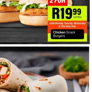 Burgers at Take n Pay