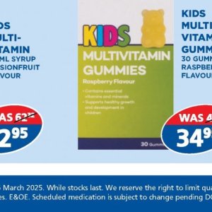 Vitamins at Link Pharmacy