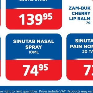 Nasal spray at Link Pharmacy