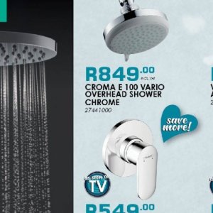 Overhead shower at On Tap Plumbing & Bathrooms