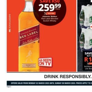  Red Label at Checkers