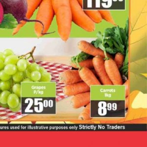 Carrots at Big save