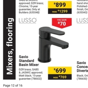 Mixer at Builders Warehouse