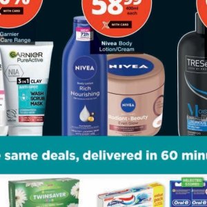 Body lotion nivea  at Checkers