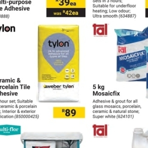 Adhesive at Builders Warehouse