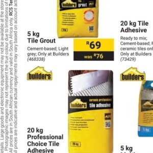 Adhesive at Builders Warehouse