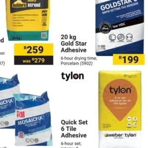 Adhesive at Builders Warehouse