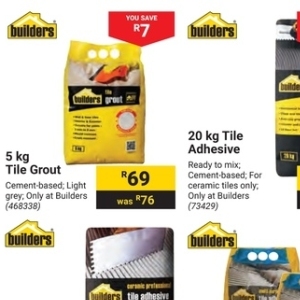 Adhesive at Builders Warehouse