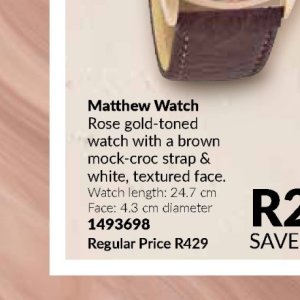 Watch at AVON