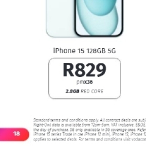 Iphone at Vodacom4U