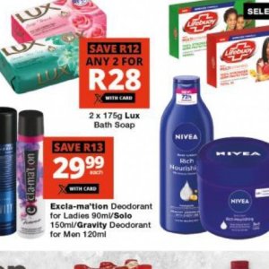 Soap nivea  at Checkers