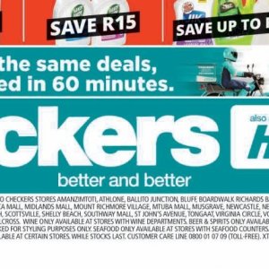   at Checkers